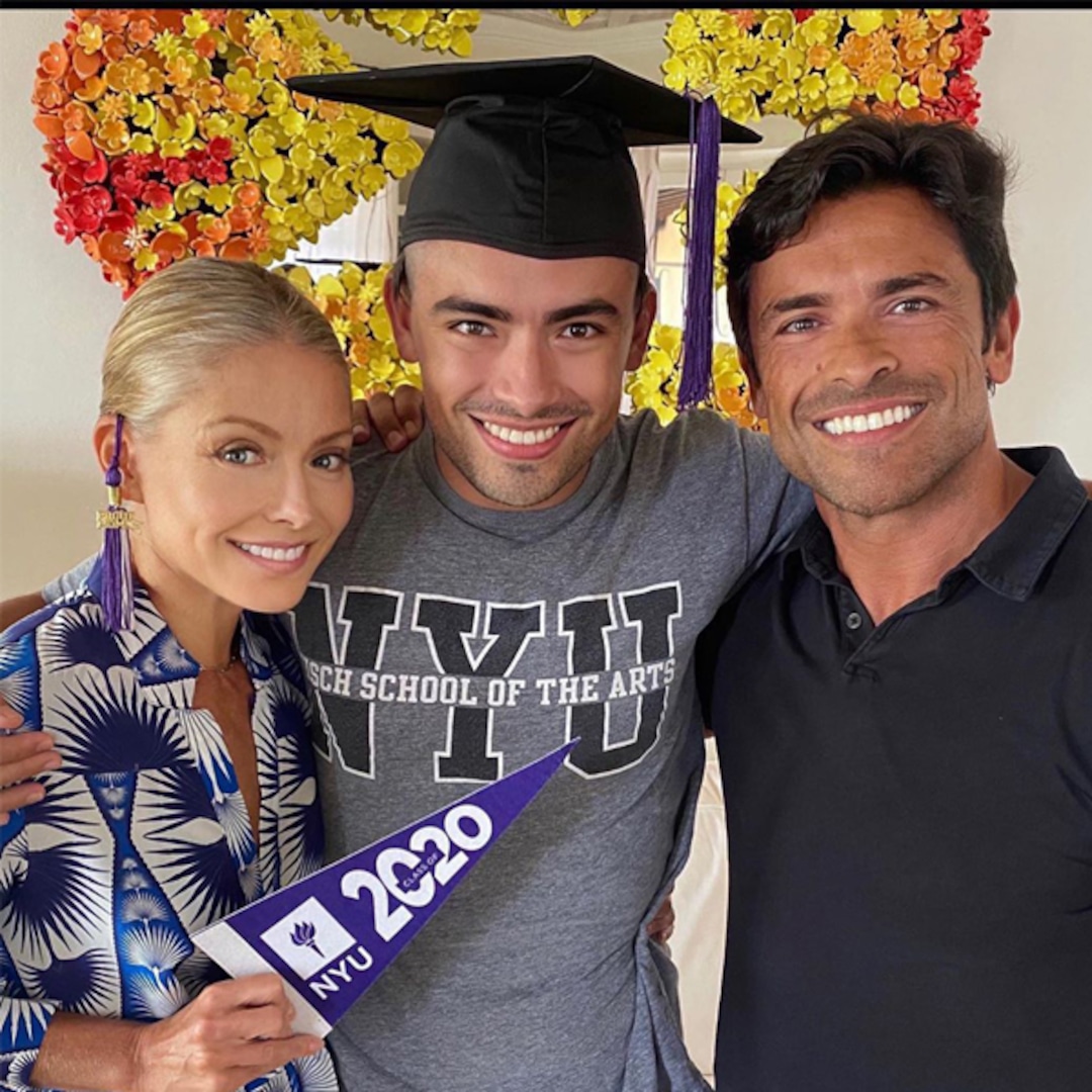 See Kelly Ripa and Mark Consuelos’ Son Michael Celebrate Graduation